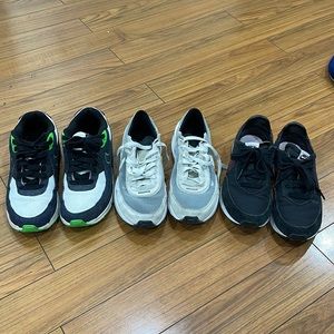 3 pairs of preloved sneakers